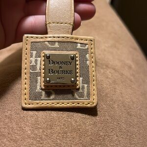 Dooney & Bourke Beige and Brown Key Holder